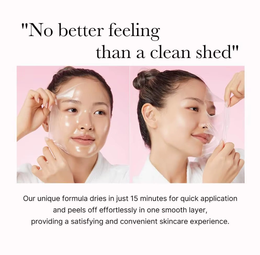Free Brush Medicube Collagen Overnight Wrapping Peel off Facial Mask Reduces Sagging Dullness Collagen Korean Skin Care